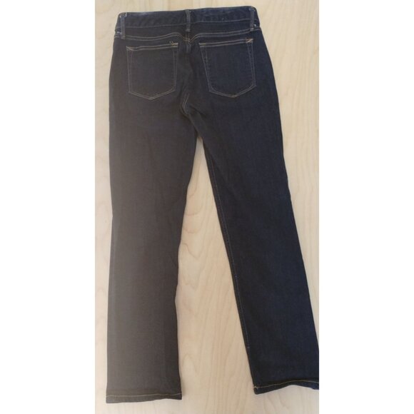 Women Gap 1969 Real Straight Dark Wash Jeans Size 26 Waist 26" Inseam 26" Rise 8 - Picture 8 of 9